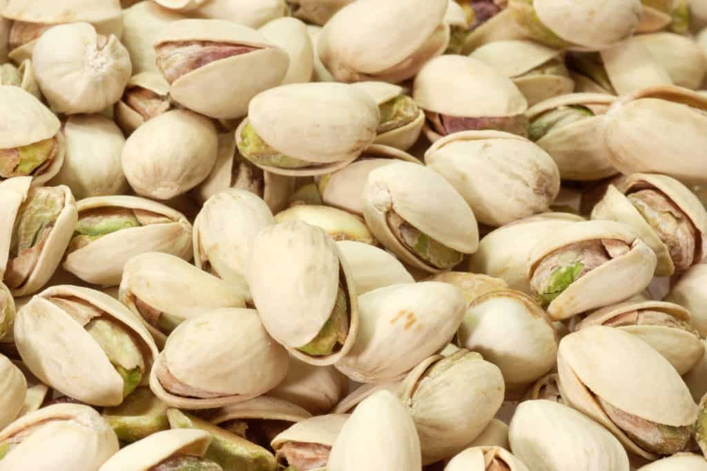 pistachio nuts close up