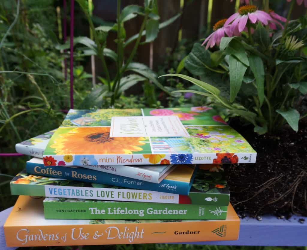 stack of book reviews for Garden in Delight