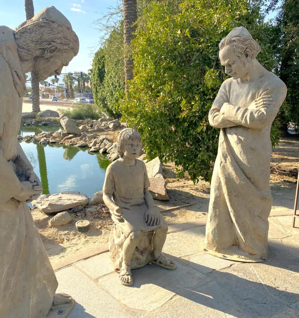 sculpture from Shields Date Garden the Life of Jesus by Severino Trinca