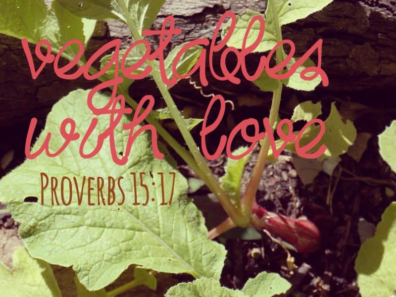 vegetables with love prov 15:17