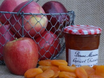 apples and apricot jelly highlight Scripture's fruit debate