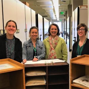Shelley with BRIT Herbarium staff