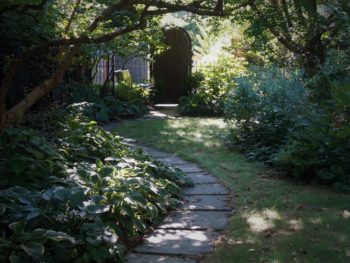garden path invites prayer
