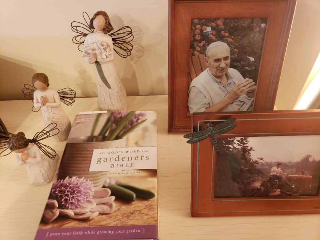 A Father's Tree celebrates Jim Zampini, his photo and Bible captured by daughter Maria Zampini, UpShoot Horticulture LLC
