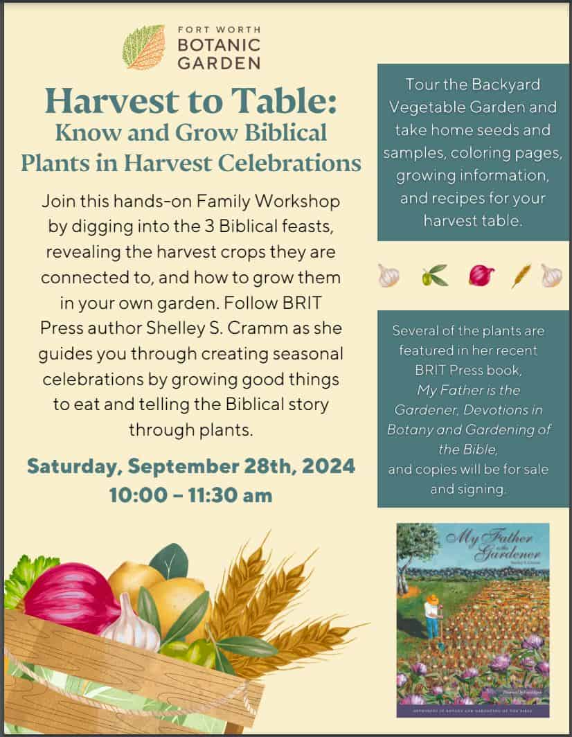 FWBG Harvest to Table Workshop