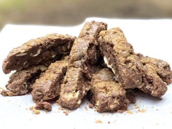 way back biscotti with carob, almond and honey celebrate Jesus is the way