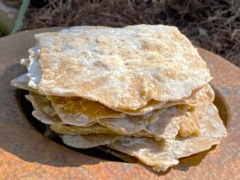 unleavened bread made with barley flour