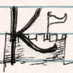 K is for Kingdom God's Kingdom plant kingdom sketch by Shelley S. Cramm