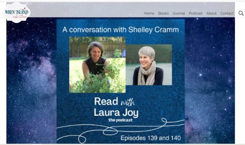 Podcast conversation with Shelley S. Cramm and Laura Joy Loyd