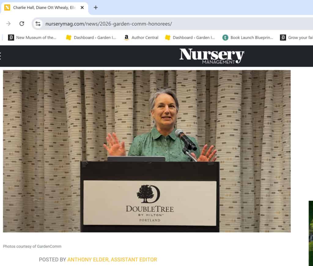 Nursery Management Magazine features GardenComm Honorees